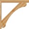 Ekena Millwork Legacy Block Rough Sawn Outlooker, Western Red Cedar, 6"W x 48"D x 48"H OUT06X48X48LEC05RWR - alternate 2